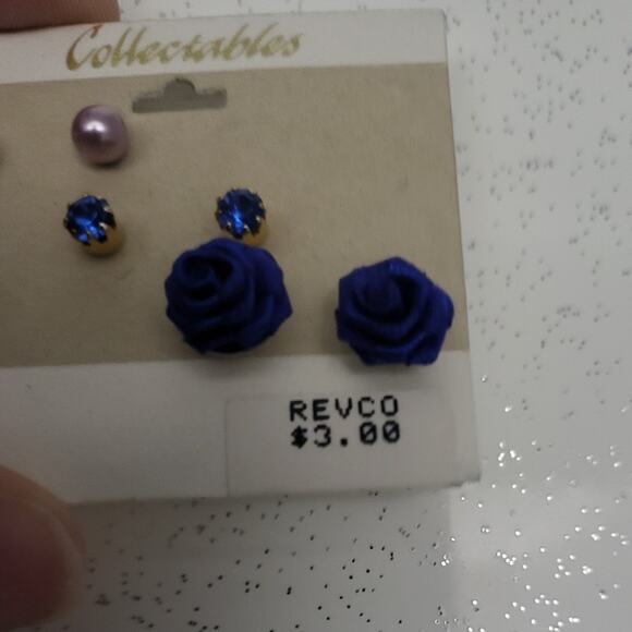 Vintage Revco Collectables Earring Trio - NEW - Picture 3 of 3